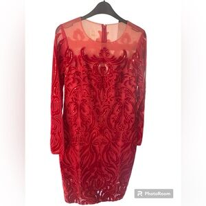 Marchesa by Notte Red Dress